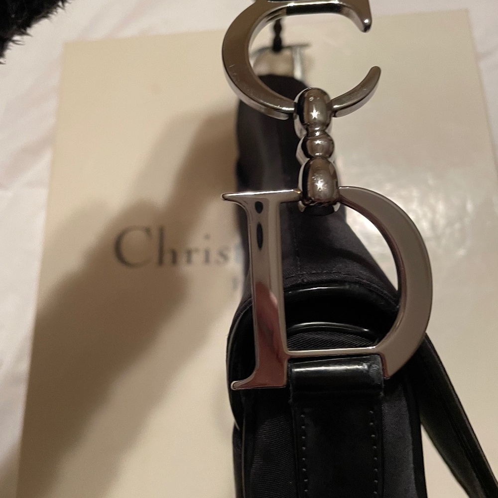 Vintage Dior Saddle Bag -black nylon 2002 - Picture 4 of 13